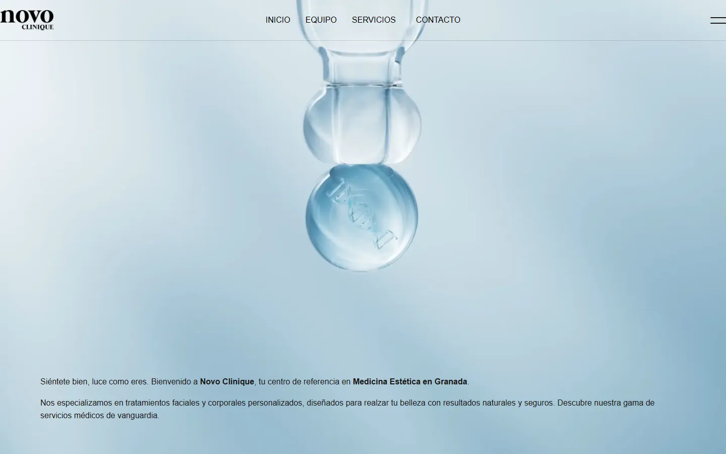 Web de Novo Clinique